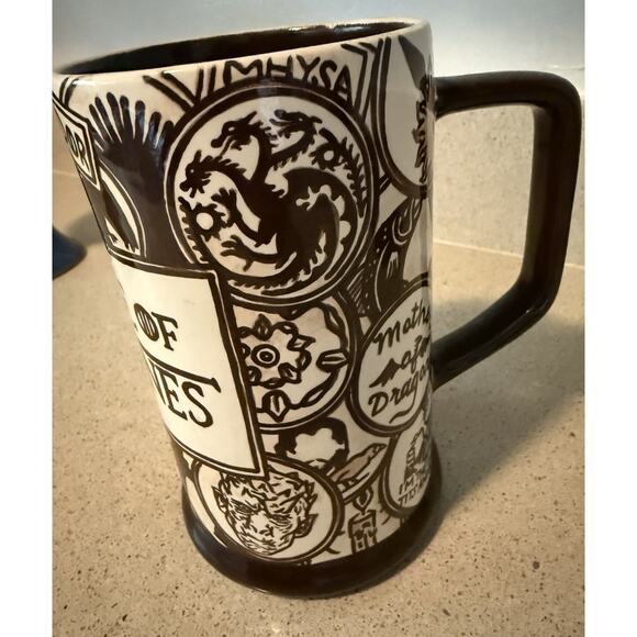 Game of Thrones Westeros Handmade Signed Studio Pottery Goblet Mug Fan Art - Picture 3 of 9